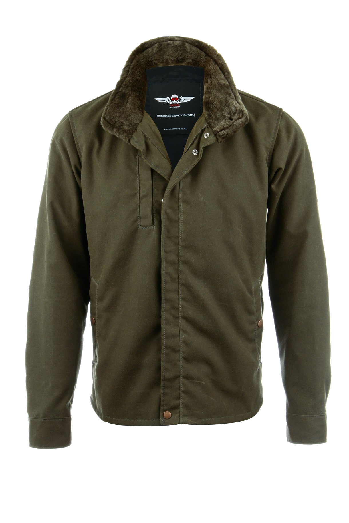 Waxed sale military jacket