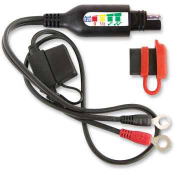 Tecmate  Optimate™ 12v Permanent Power Lead with Battery/Charge Status