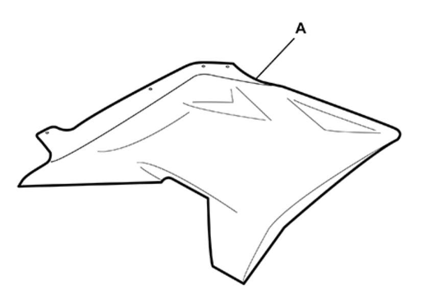 Zero FX/FXS Body - Fairing Polypropylene - Front Right