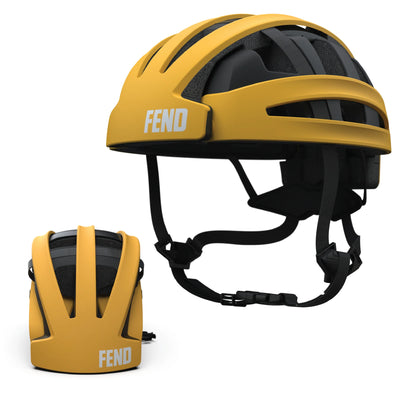 Fend - Foldable Helmet (Black, White, Yellow color options)