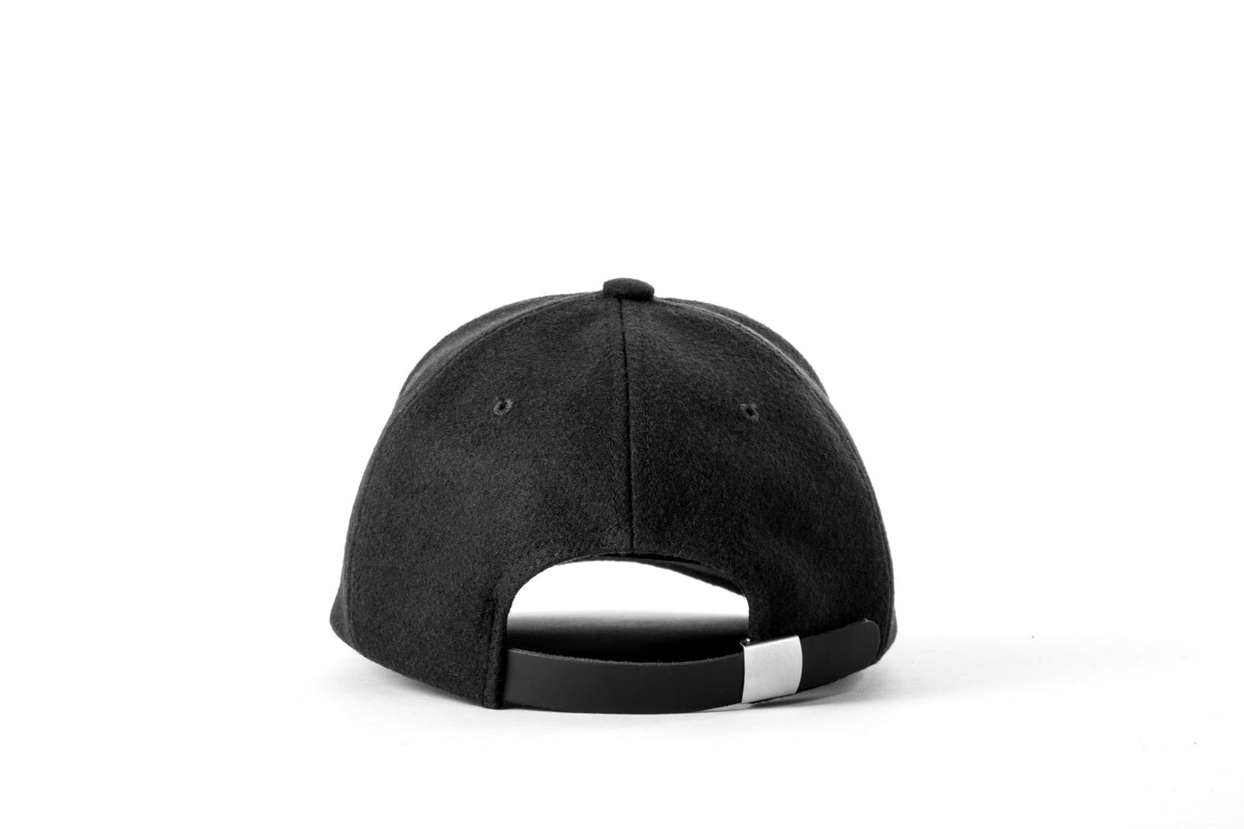 Filipacchi Black Wool Baseball Cap