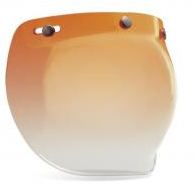 BELL - 3-Snap Bubble Shield (Smoke, Yellow, chrome, Amber Color options)