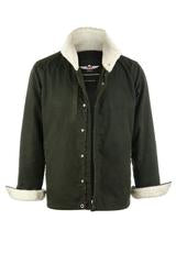 VKTRE - The Ranger Waxed Motorcycle Jacket - Olive Green